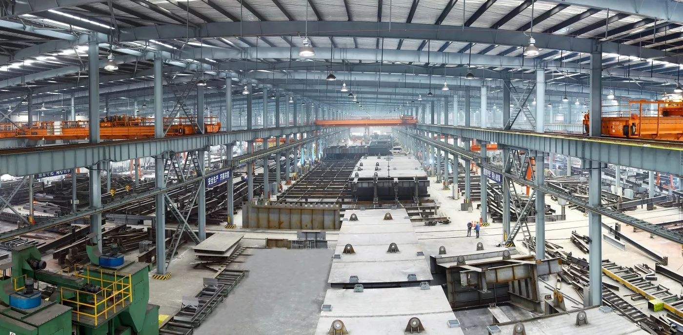 Sanhe steel plate factory overview